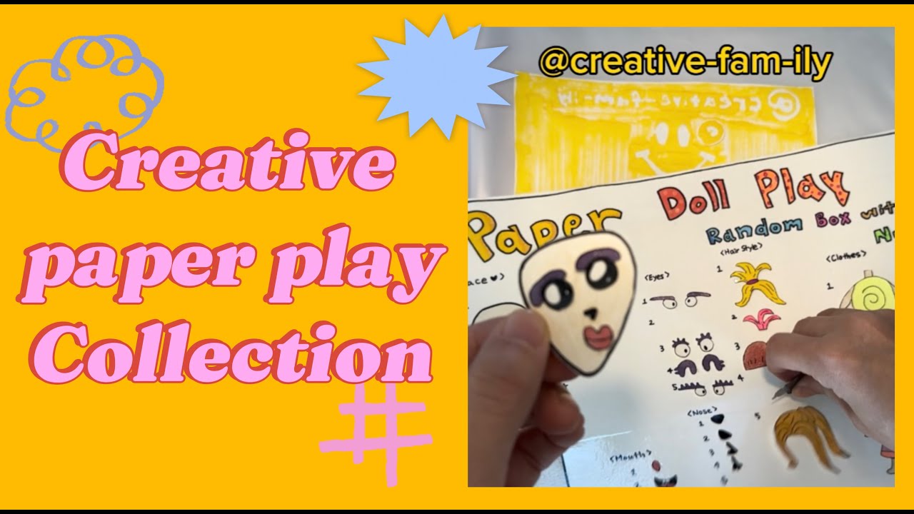 [💜Paper Play💜] Creative paper play collection #paperdiy #paperplay # ...