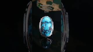 Wulanhua Turquoise 💍👑 || Hubei Blue Turquoise met exclusieve zilveren ring op maat van KH GALLERY