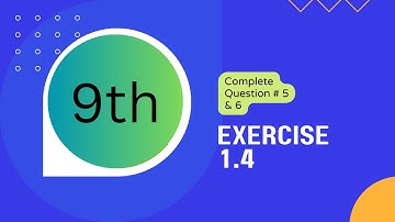 Exercise 1.4 class 9 maths - Exercise 1.4 - Question no 5, 6 || Math World With Me #mathclass9th