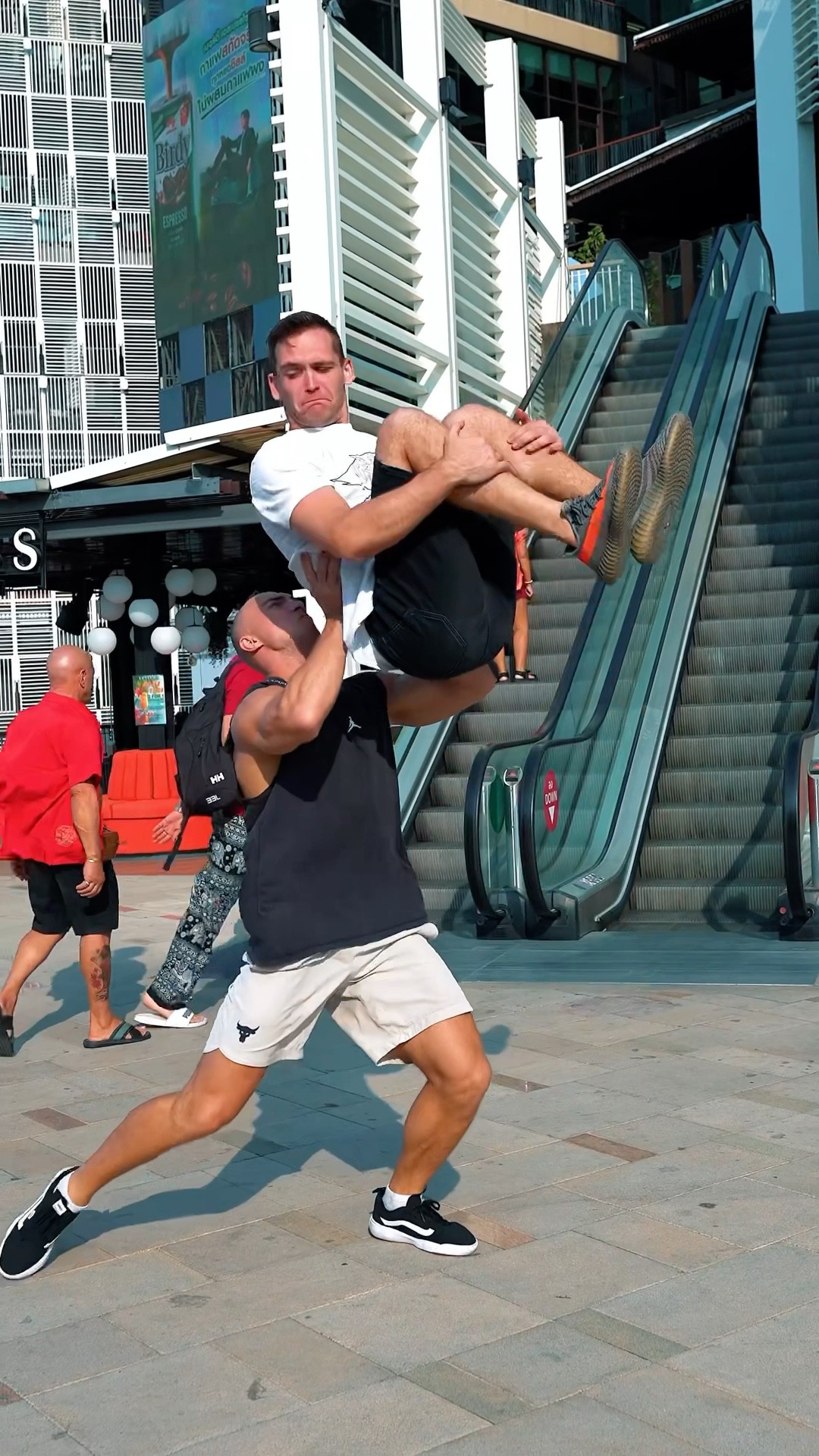 Taught a Man How to Do a Backflip?? #kiryakolesnikov #prank #tutorial #stunt #parkour #funny