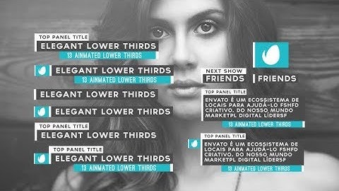 CLEAN GLITCH LOWER THIRDS ► [ AFTER EFFECTS TEMPLATES ]