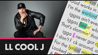 LL Cool J - Shut &#39;Em Down - 1st Verse - Lyrics, Rhymes Highlighted (281)