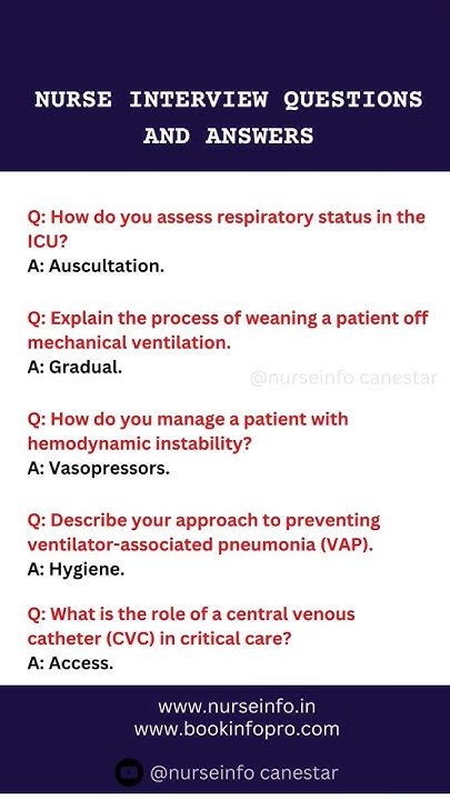 Important ICU Nursing Interview Questions And Answers viral important-icu-nursing-interview-questions-and-answers-viral