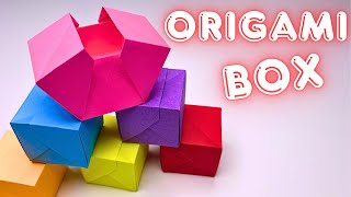 Origami Box | How to Make an Easy Origami Box | DIY Paper Folding Box | Paper Art and Craft Ideas