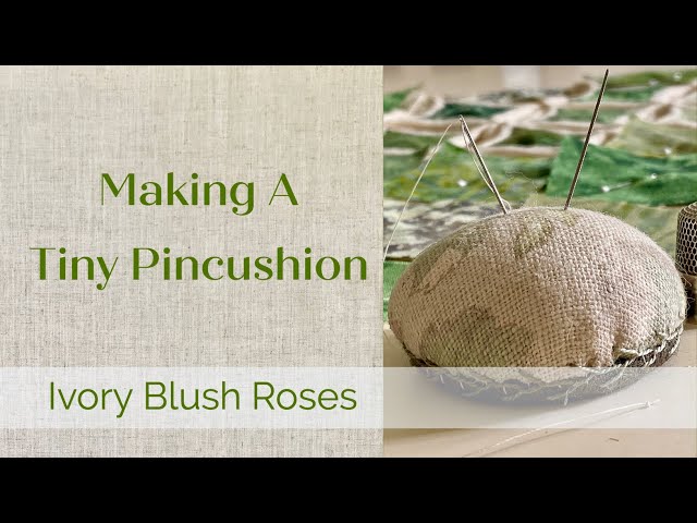 fiberluscious: Summer Garden Pincushion- Monthy Stitch Tutorial