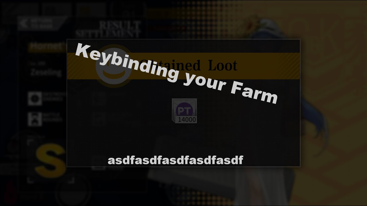 GFL Singularity Ranking Rerun Dummy Settle point farm by Keybinds