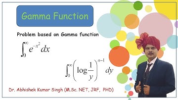 Solving Integrals using  Gamma Function || Gamma Function || Dr. Abhishek || RSC