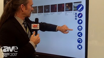 ISE 2017: Kindermann Shows New DisplayBoard, a Sliding Open Storage for Touch Displays