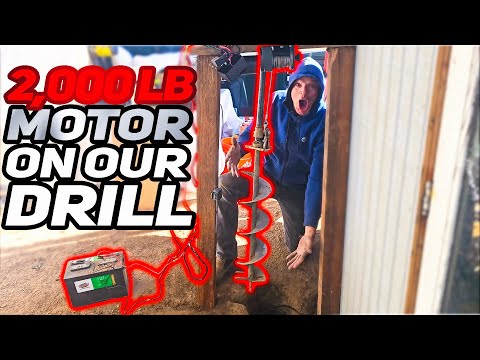 We Put a 2,000 POUND Motor on our Drill