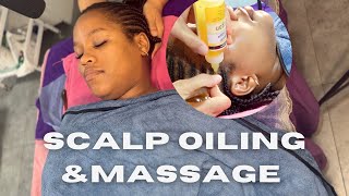 ASMR: THE BEST SCALP OILING & HEAD MASSAGE | For Insomnia and Headaches
