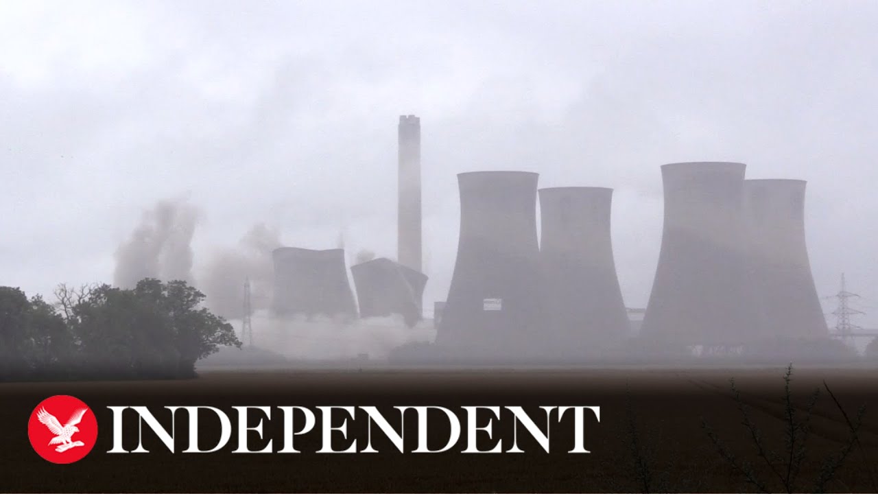 Eggborough Power Station Blowdown (Part 1 - 1st August 2021) - Cooling Towers - Sky Revolutions