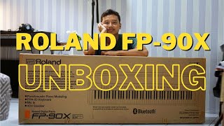 UNBOXING DIGITAL PIANO BARU ROLAND FP-90X !!