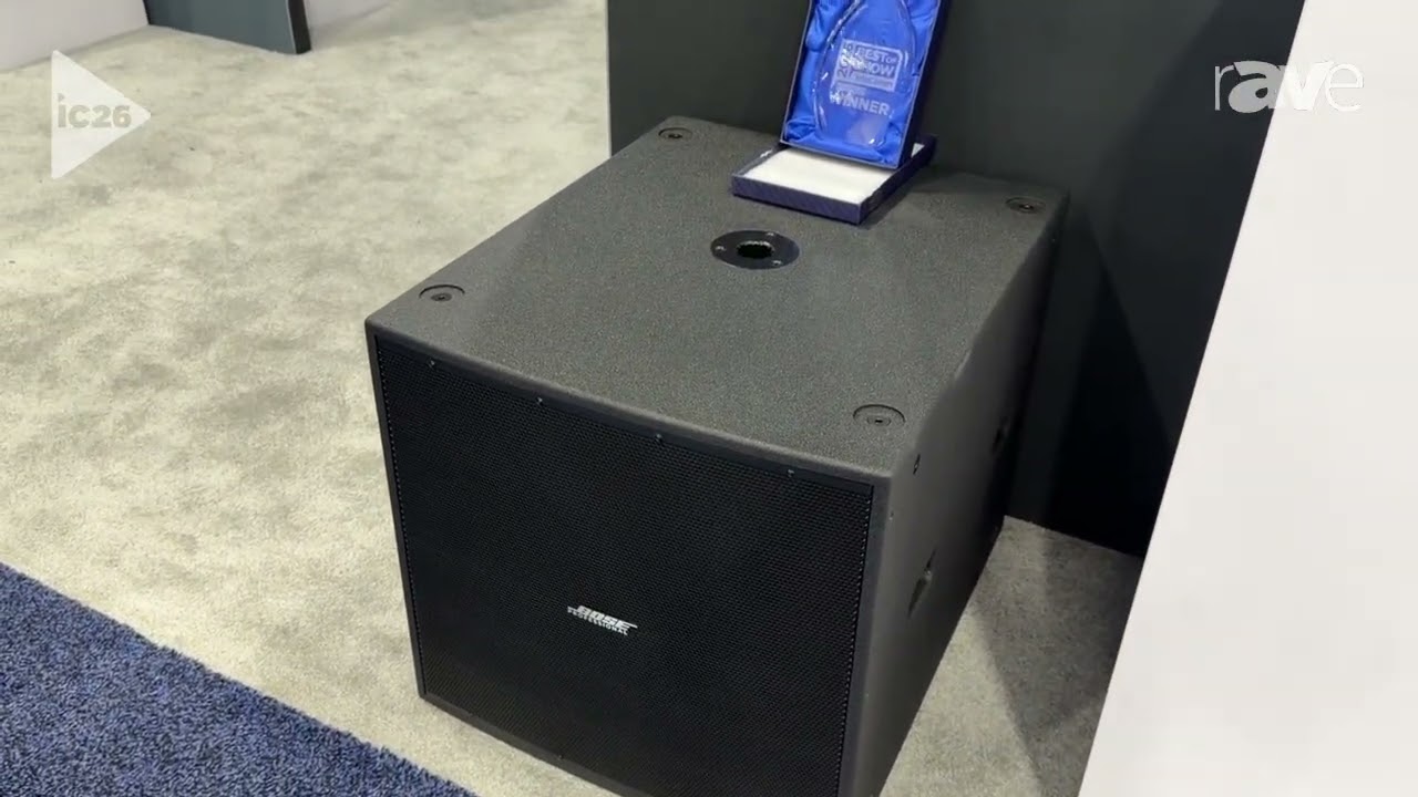 InfoComm 2026: Bose Professional Introduces ShowTime STS118E Subwoofer