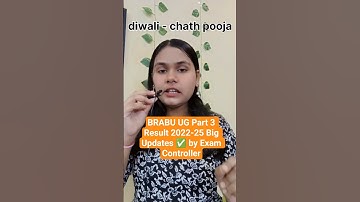 Big Updates 🔥 - BRABU UG Part 3 Result Date 2025 | BRABU Part 3 Result 2022-25 Kab Aayega? #brabu