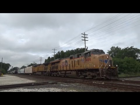 Union Pacific & CSX on the Villa Grove Subdivision & TP&W Watseka to Sheldon Illinois
