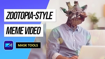 How to Do Masking to Create Zootopia Style Meme Videos | PowerDirector App Tutorial