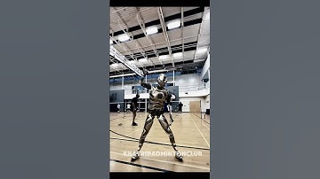 This is so insane | future is here now | robots are beating human in badminton #shorts #badminton