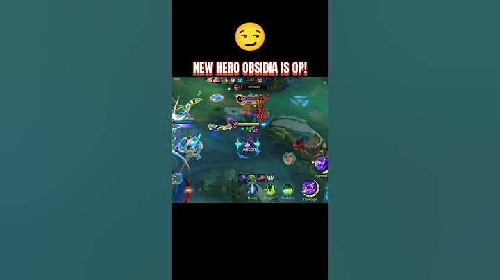 NEW HERO OBSIDIA IS OP! -MLBB #mlbbshorts #mlbbhighlights #mlbb #shorts