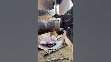 How made threads without lathe machine #short #handmade #tools #lathework #multitools