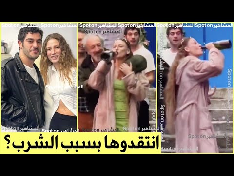 بالخ مور احتفال سيريناي سيريكايا وبوراك دينيز بانتهاء تصوير مسلسل شاهن هذا موعد العرض