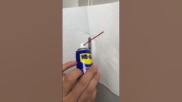 Quick & Clean Way to Fix Squeaky Hinges Using WD-40 and Paper Towel! #shorts