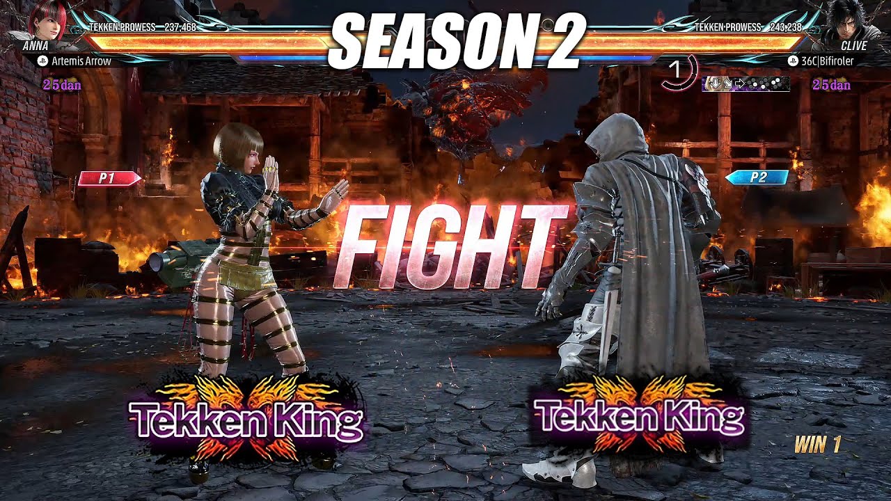 TEKKEN 8 • Anna vs Clive • Gameplay 115 | High-Rank Player Online Match