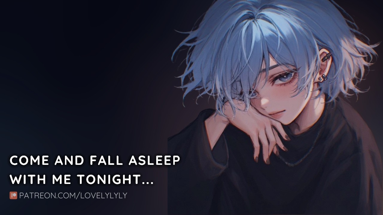 ASMR - Come And Dream With Me, My Darling.. 💙🌙 F4A | Shushing & Comfort | Rain & Fire | Sleep AID