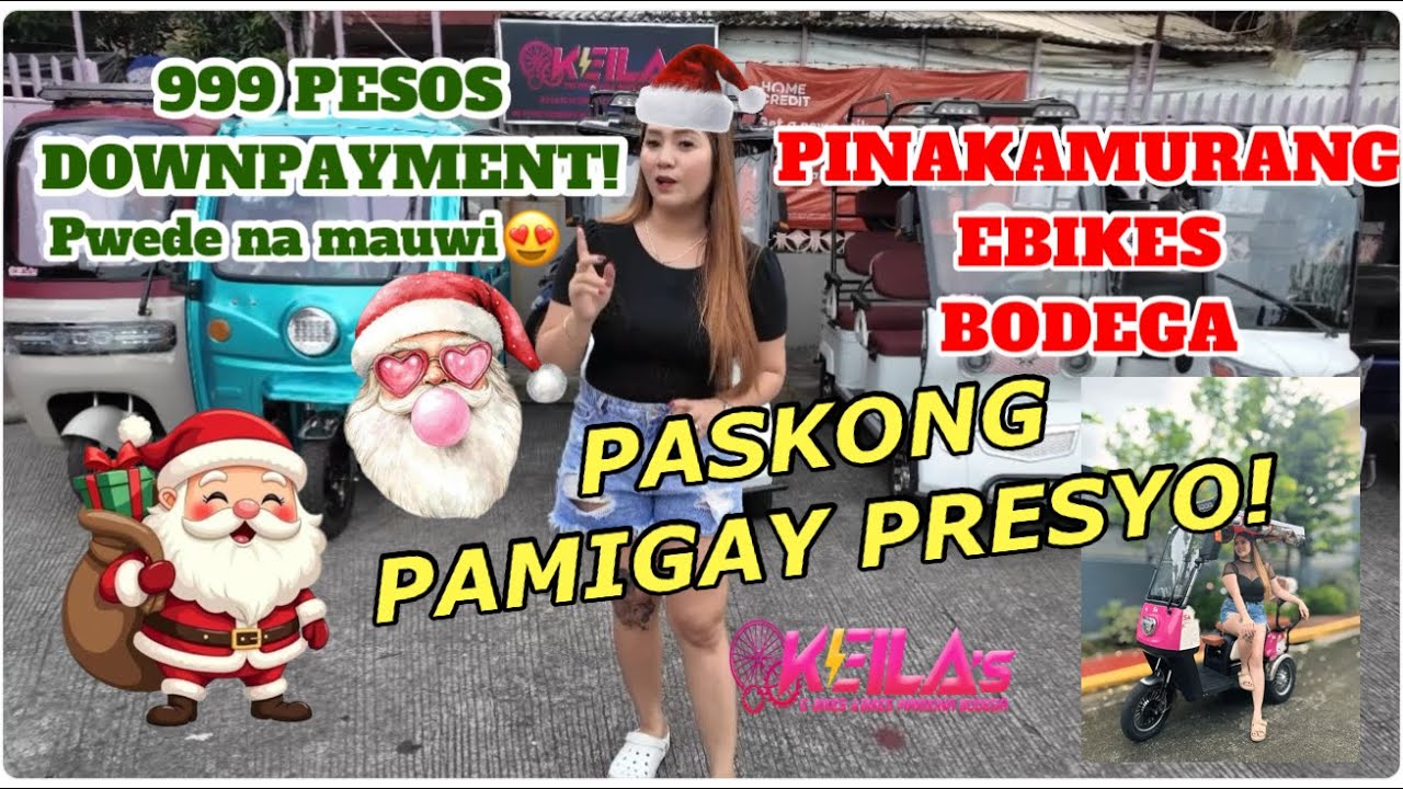 CHRISTMAS SALE NA! PINAGKAKAGULUHAN AT PINAKAMURABODEGA NG EBIKES SA MARIKINA!! 🎄 ☎️09054900487