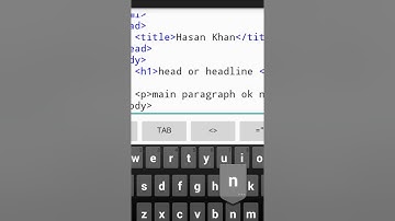 HTML mobile tutorial in bangla by abid #p#1