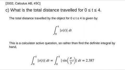AP Calculus AB - 2002: #3C
