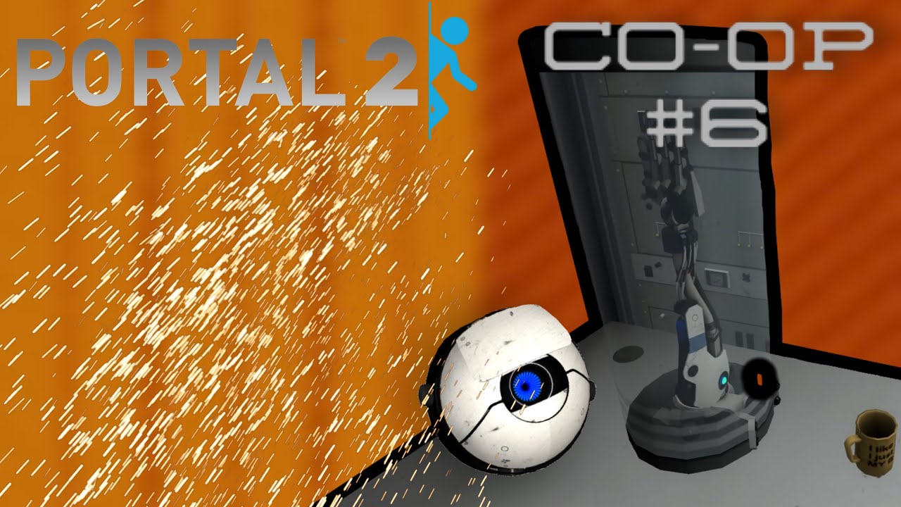 More portal puzzles = a lot more pain | Portal 2 Co-op Part 6 | - YouTube