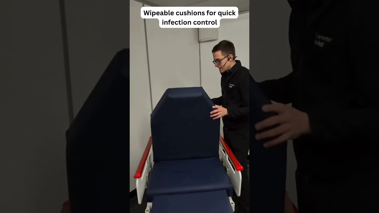 Infection Control Win! This Cushion Pops Off for Fast Cleaning!