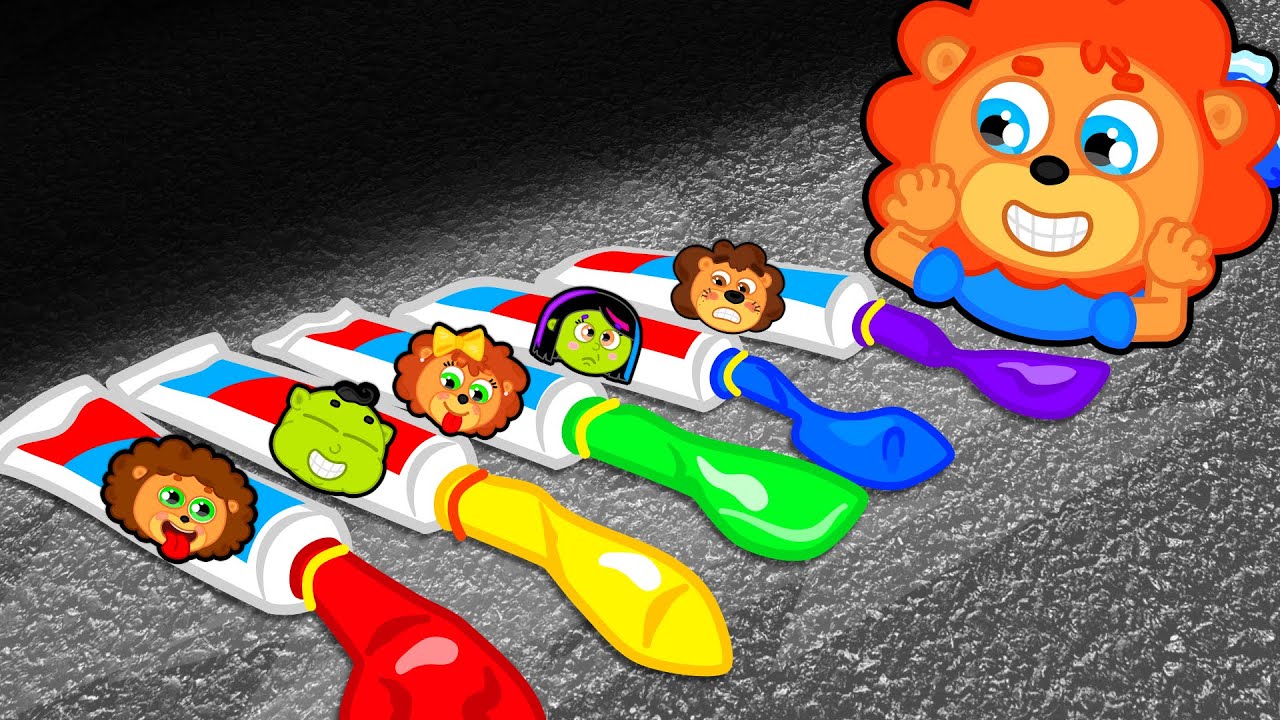 Petit Lion | Idées de dentifrice cool | Dessin animé pour enfants
