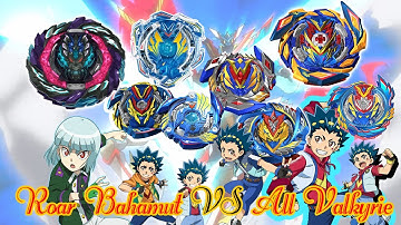 Roar Bahamut VS All Valkyrie 로어 바하무트 VS 모든 발키리 beyblade Burst DB ベイブレードバーストDB 베이블레이드 버스트DB