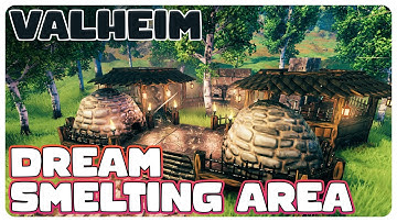 How to Build an Efficient Blacksmith Area | Valheim
