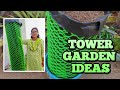 How to make Tower Garden | DIY simple and easy method | Sabita&#39;s creativity and lifestyle