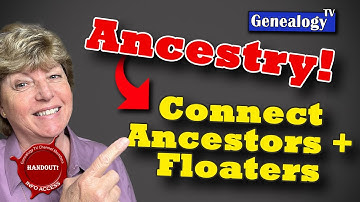 Voorouders verbinden en ontkoppelen + zwevende stamboom op Ancestry