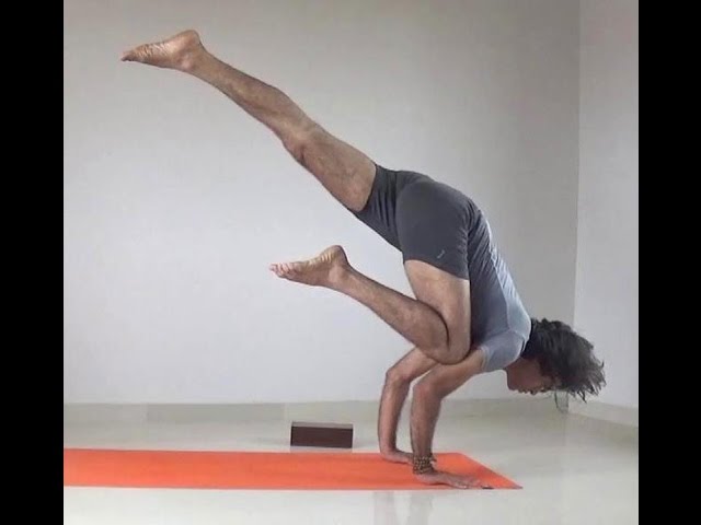One-Legged Crow Tutorial - Lizette Pompa Yoga - YouTube