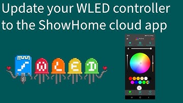 Updating WLED firmware to the cloud app