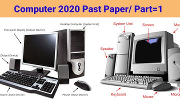 Computet 2020 Past Paper/ Part= 1/ BSN first semester  #computer #computerpastpaper