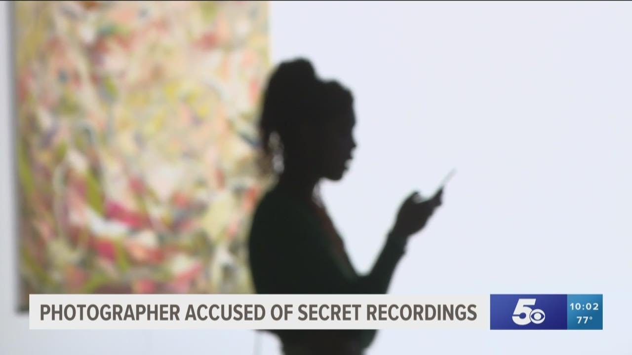 NWA photographer accused of hiding cameras in studio