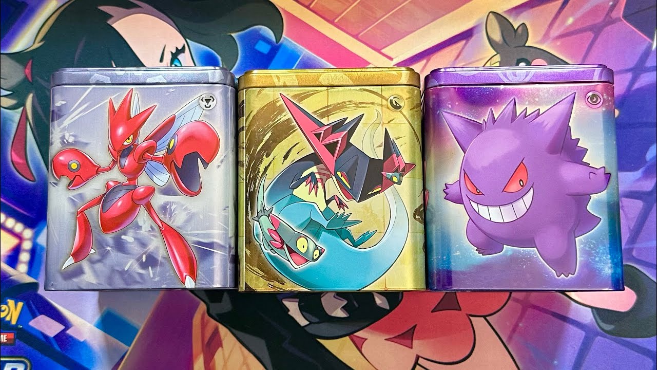 Opening the Pokemon Stacking Tins (Series 3) - YouTube