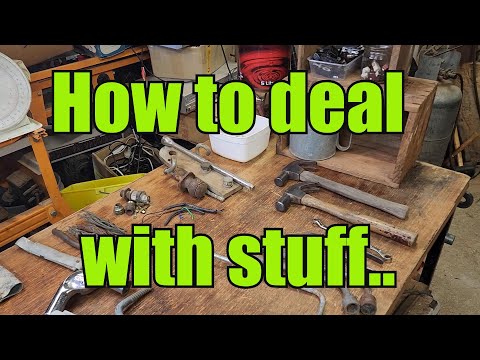 Storage Shed Clean-out Part 56 - Unboxing More Scrap Copper & Brass, Old Tools and Random Things!