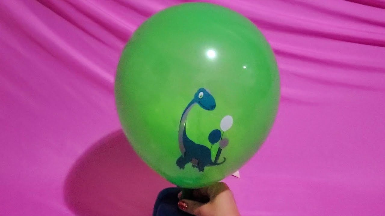 INFLATING AND DEFLATING FUN HAPPY BIRTHDAY BALLOONS!!! - YouTube