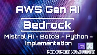 Generative AI in AWS-Bedrock - Introduction and Python Implementation