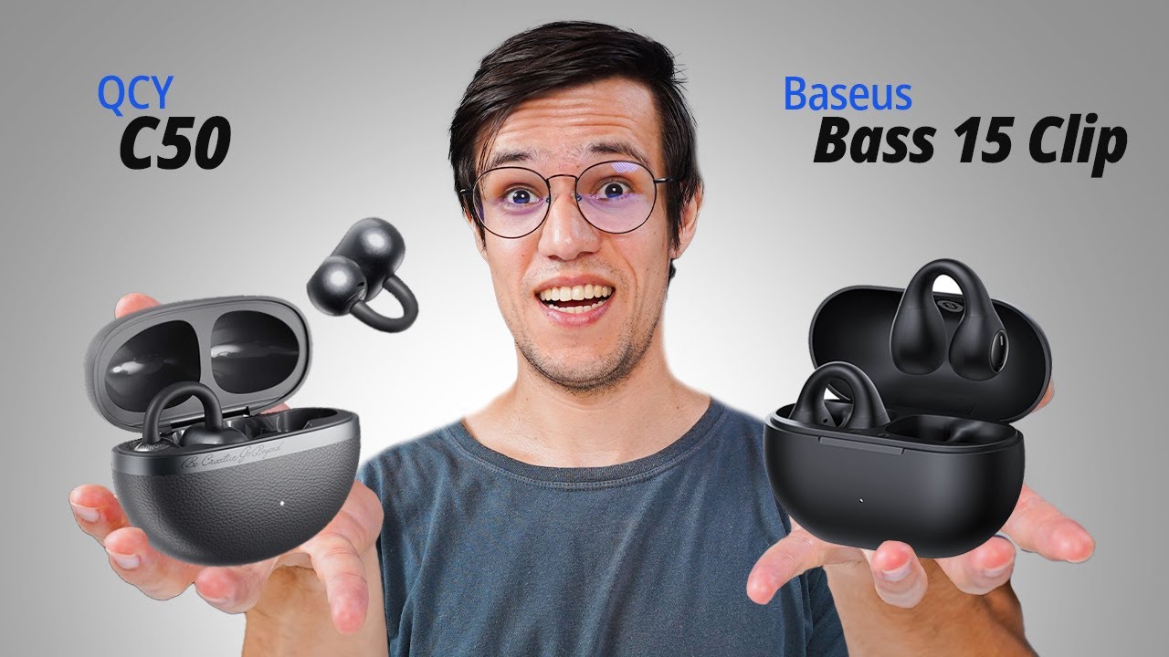 QCY C50 vs Baseus Bass 15 Clip - Qual o melhor FONE para Comprar? Comparativo