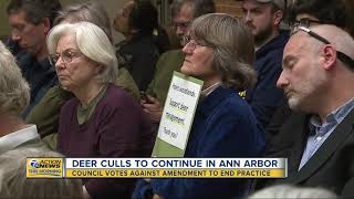 Deer culls to continue in Ann Arbor