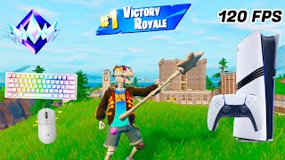 Fortnite Unreal Ranked Reload On PS5 Pro | Keyboard &amp; Mouse Gameplay | 120 FPS | 4K