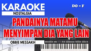 Karaoke - Antara Cinta Dan Dusta // Obbie Messakh ( Nada Pria )