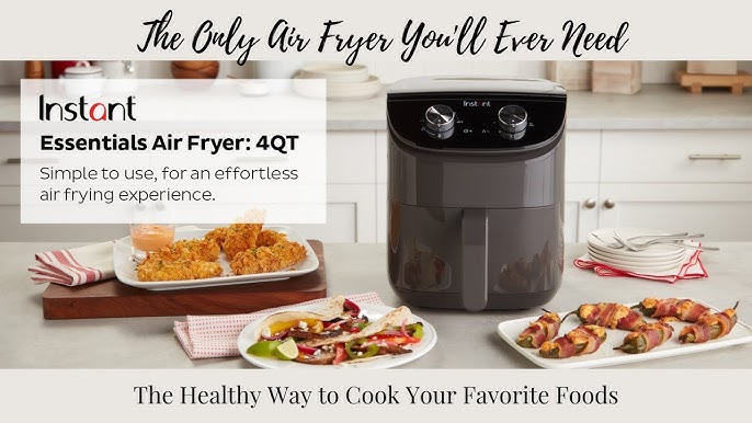 New Instant Pot Essentials 4 QT Air Fryer Oven Review How To Cook French  Fries 